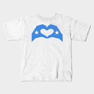 We Heart Somalia Patriot Flag Series Kids T-Shirt